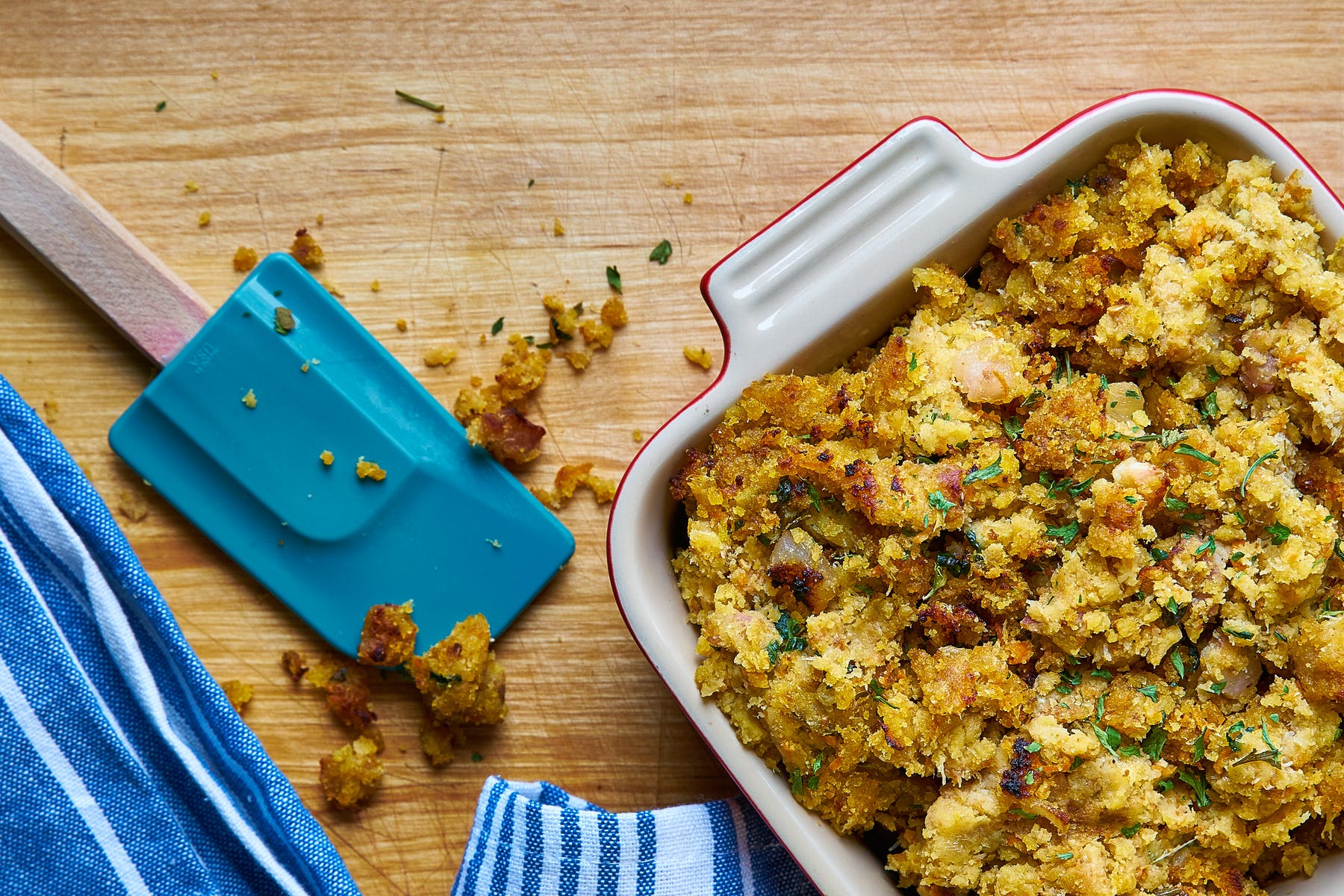 Lobster Cornbread Stuffing