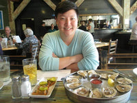 Steve Song at a restaurant table