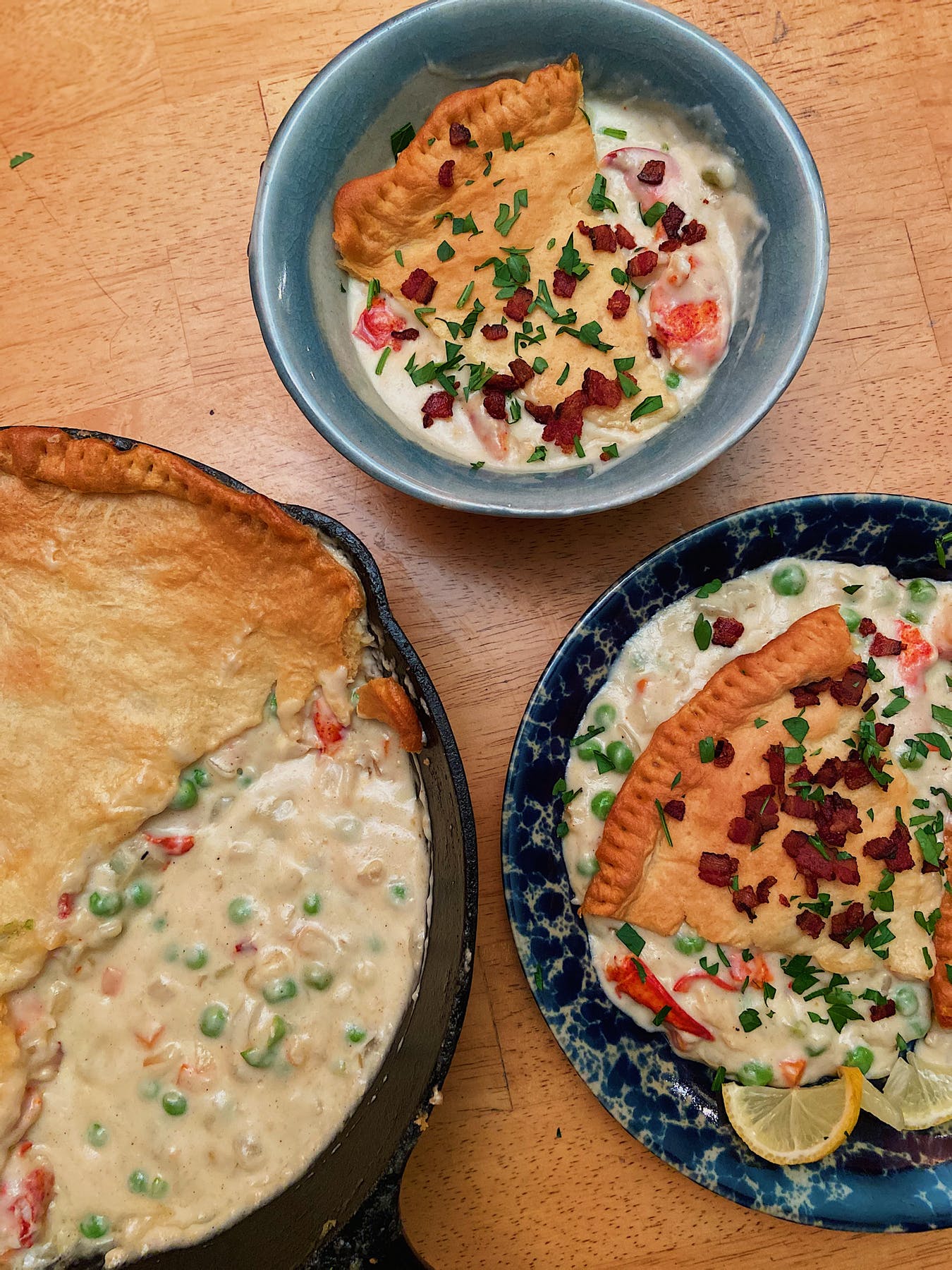 LOBSTER POT PIE RECIPE