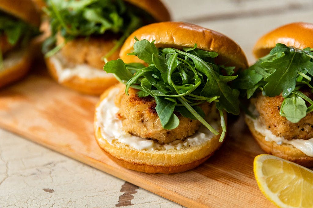 Jonah Crab Cake Sandwiches