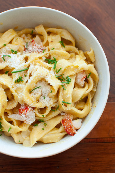 LOBSTER BACON CARBONARA RECIPE