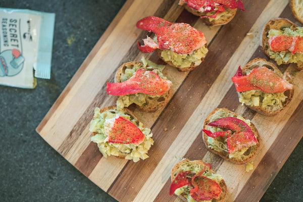 Lobster & Artichoke Crostini