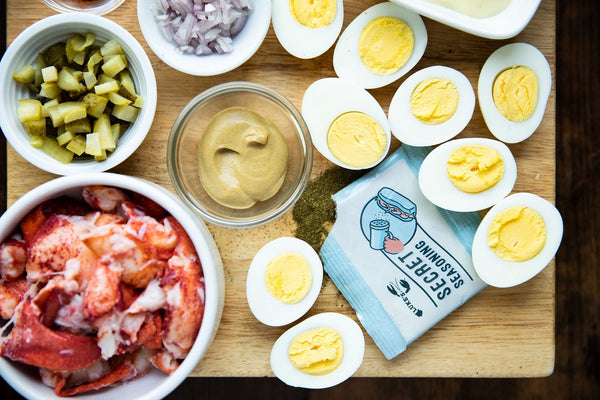 Luke's Lobster Deviled Eggs