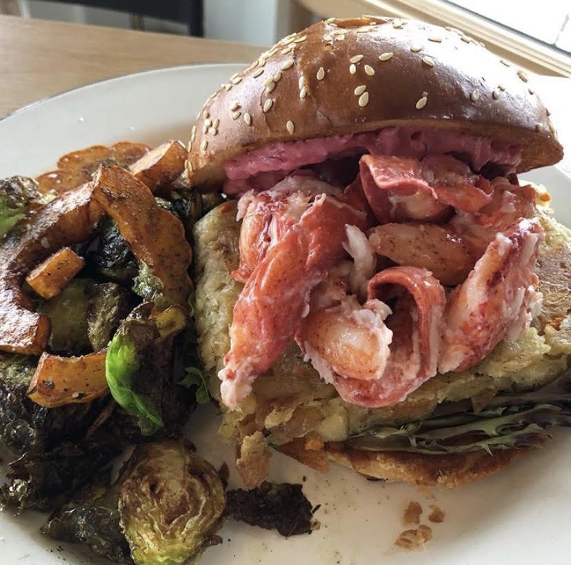 Lobster Gobbler Thanksgiving Leftover Sandwich