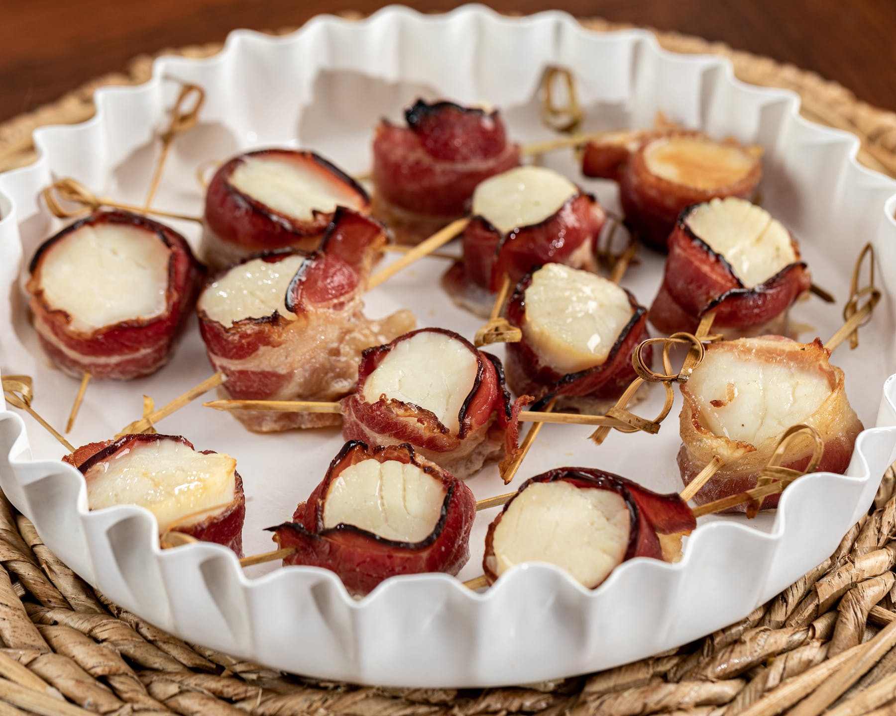 Bacon-wrapped Scallops