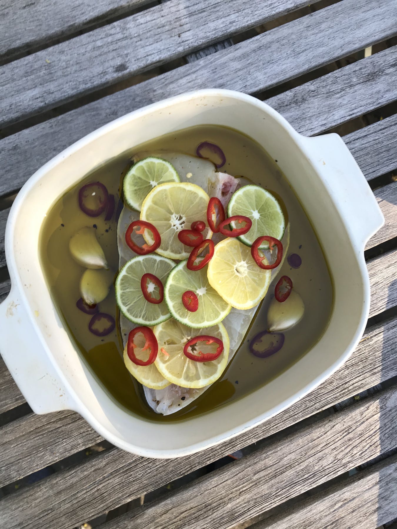 Citrus-roasted Halibut