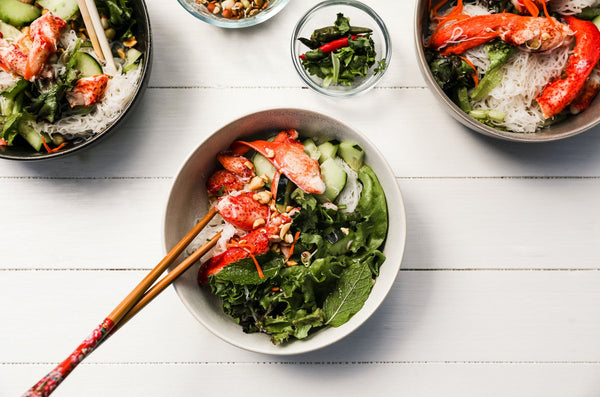 Chenda's Lobster Noodle Salad With Sweet and Sour Sauce