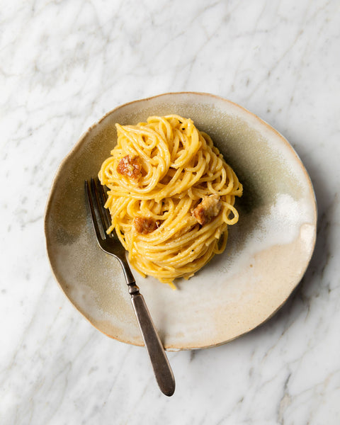 Smoked Eel Carbonara