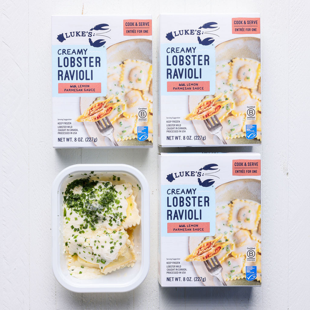 Load image into Gallery viewer, Lobster Ravioli with Lemon Parm Sauce - Serves 4
