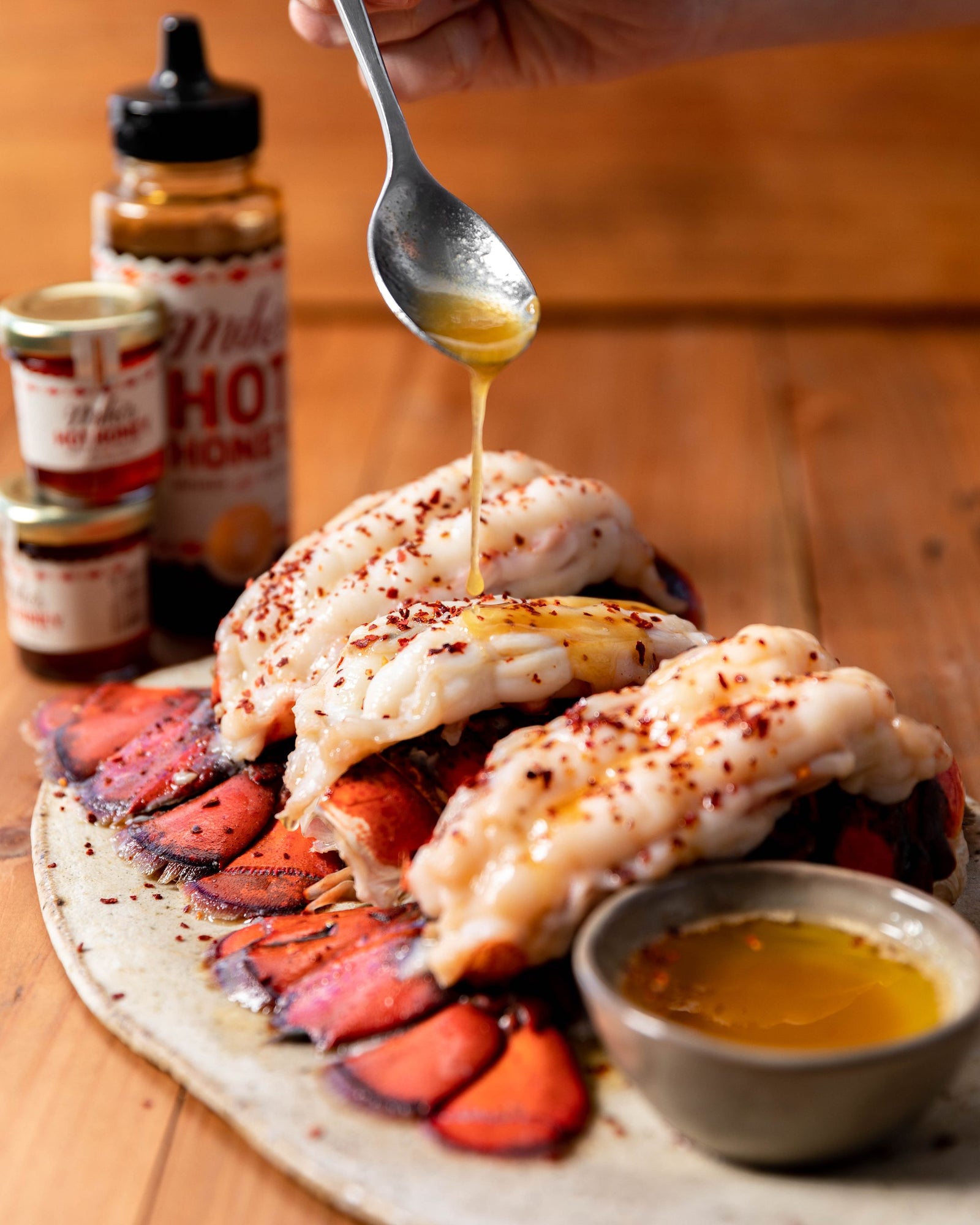 Hot Honey Lobster Tails