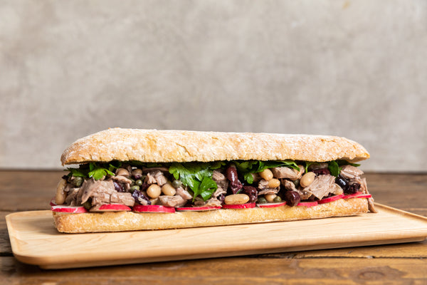 White Bean & Bluefin Tuna Sandwich