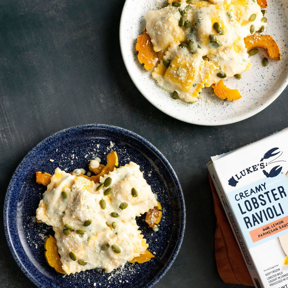 Load image into Gallery viewer, Lobster Ravioli with Lemon Parm Sauce - Serves 4
